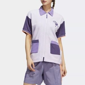 ADIDAS Basketball Hoop York City Shooting Shirt Purple New HE1262 /Women’s